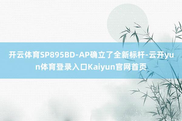 开云体育SP895BD-AP确立了全新标杆-云开yun体育登录入口Kaiyun官网首页